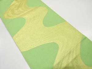 アンティーク　流水模様織り出し袋帯（材料）